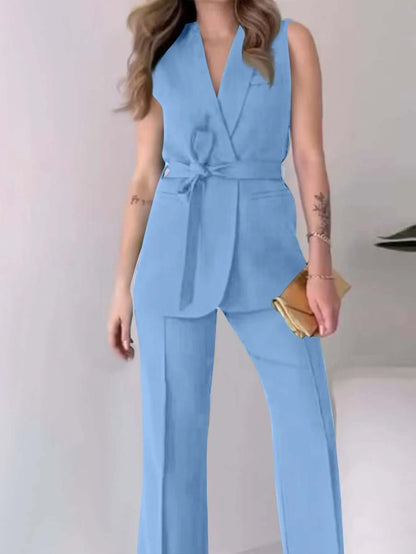 Ladies' Strapless Loose Fit Jumpsuit