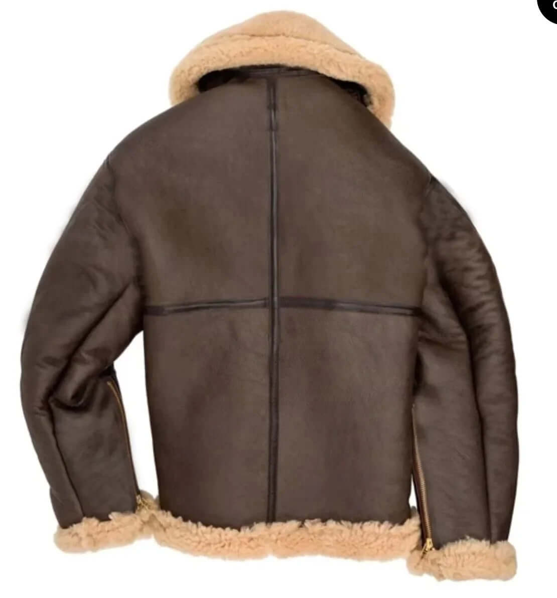 Luxury Faux Fur Aviator Jacket
