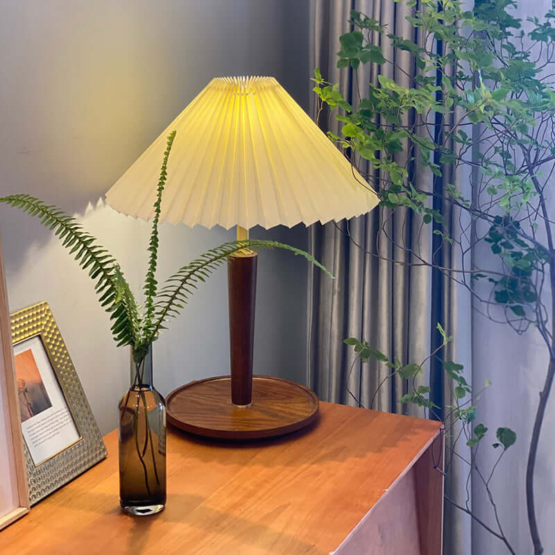 Folded Wooden Desk Lamp