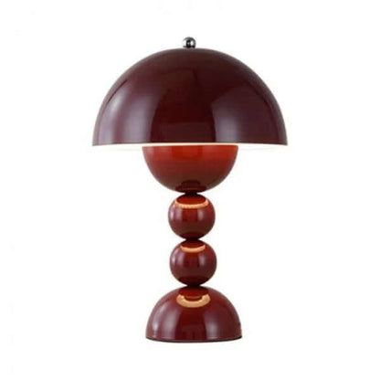 Compact Glass Flower Desk Light Lamp