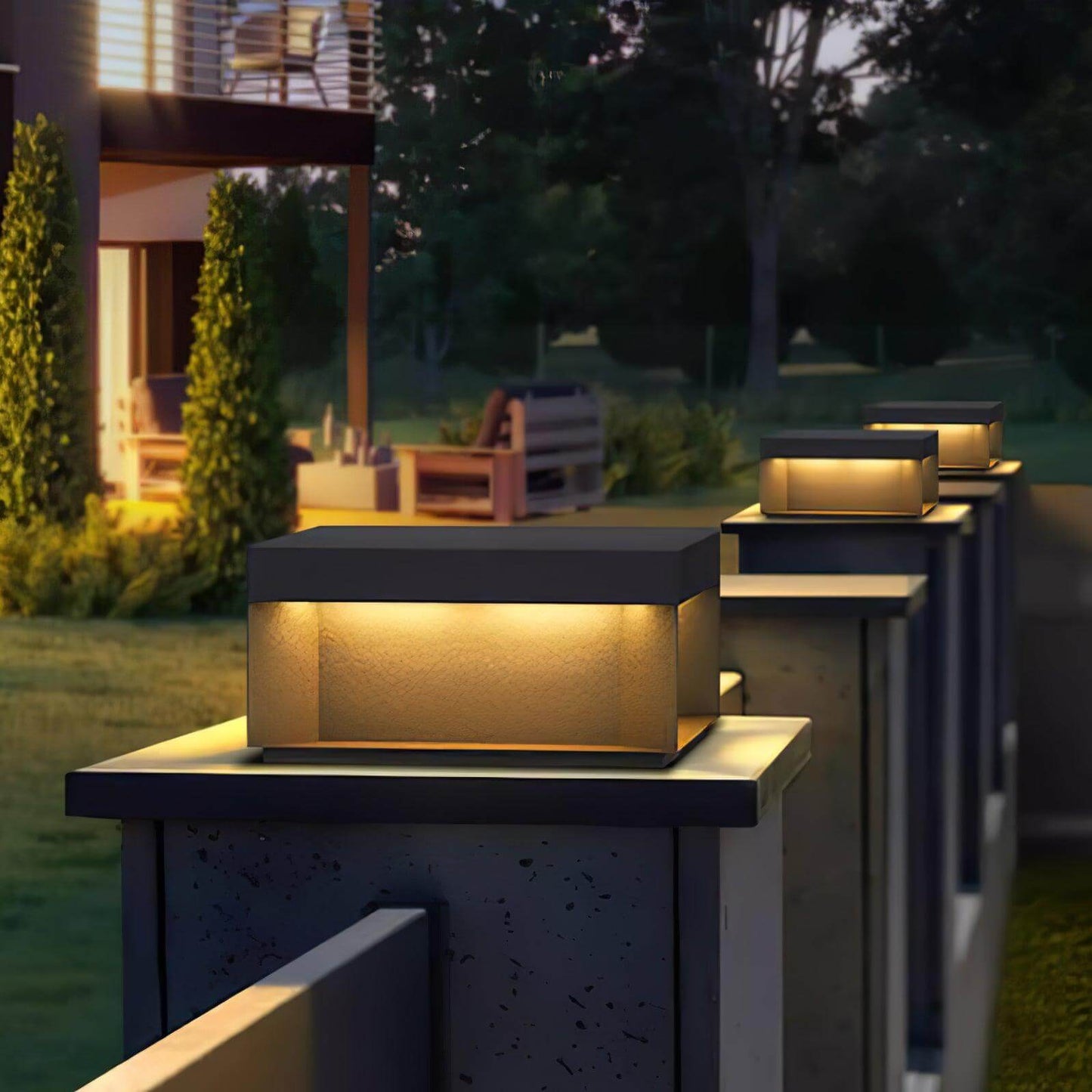 Waterproof Garden Post Lamp - Durable Outdoor Light