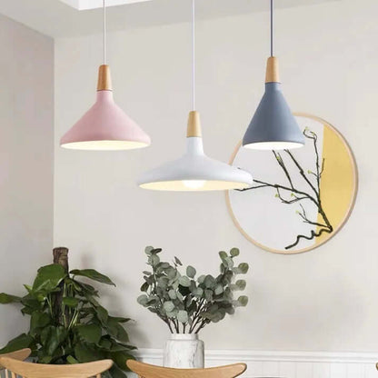 Sleek Metal Hanging Light