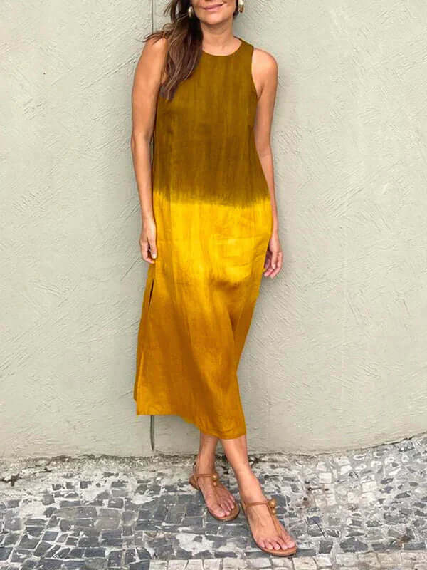 Gradient Floral Sundress