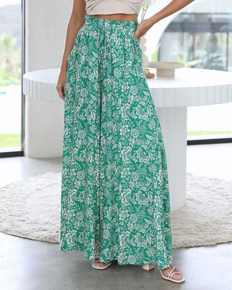 Ladies Comfortable Floral Loose Fit Pants