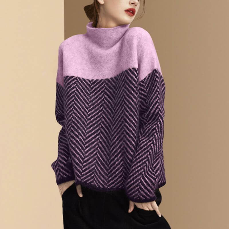 Ladies' Classic Patterned Sweater