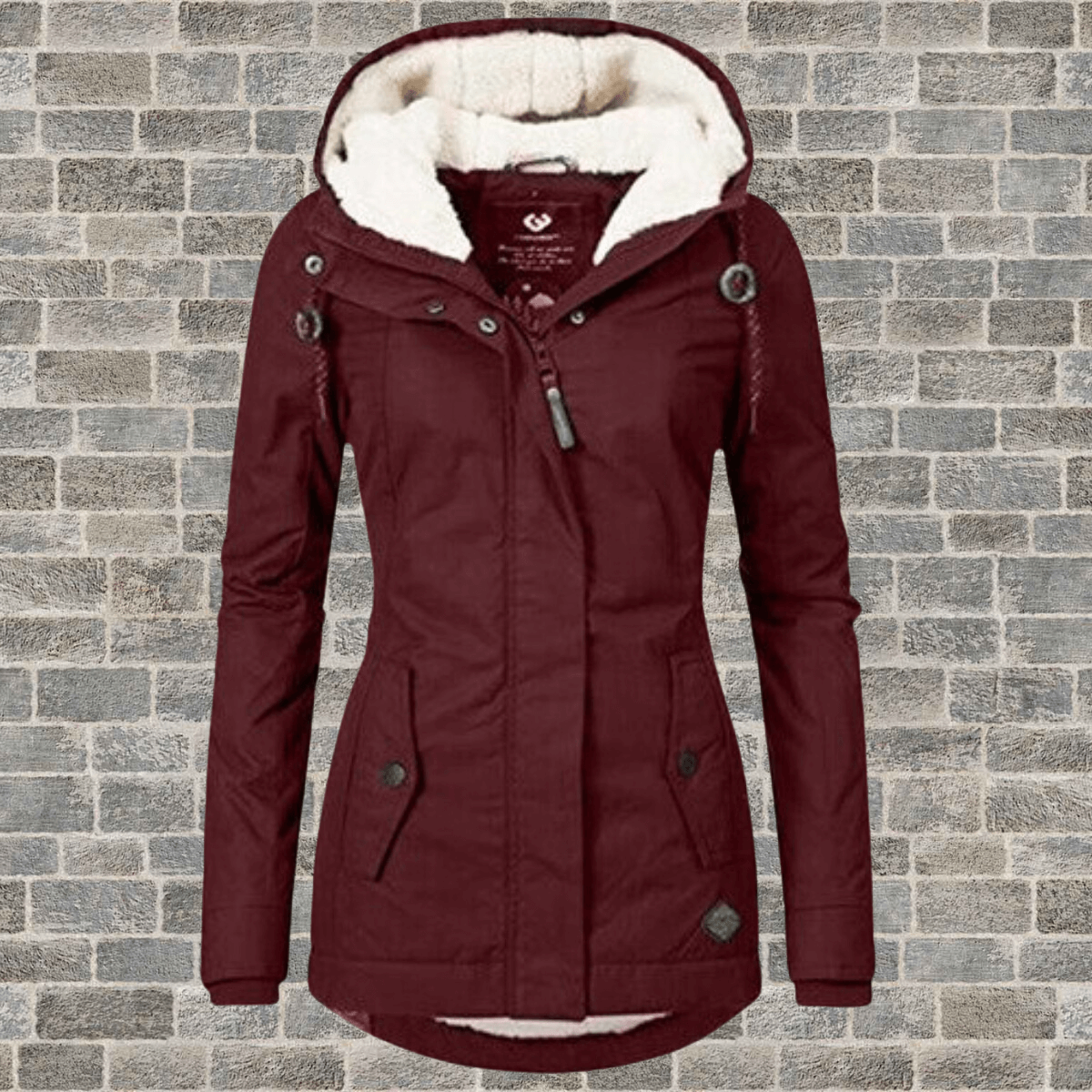 Warm Women's Parka Coat with Soft Faux Fur Lining