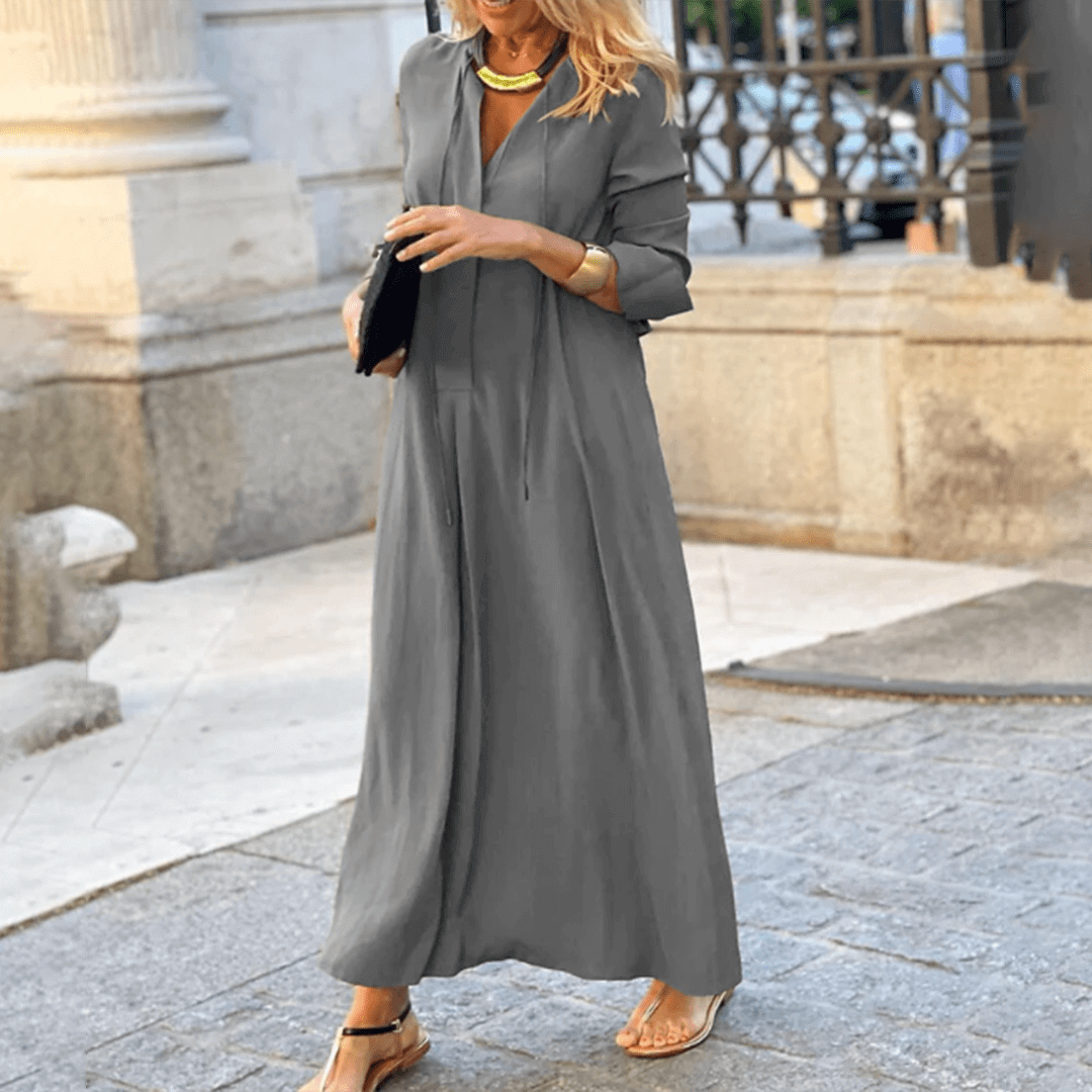 Elegant Long Sundress - Casual Summer