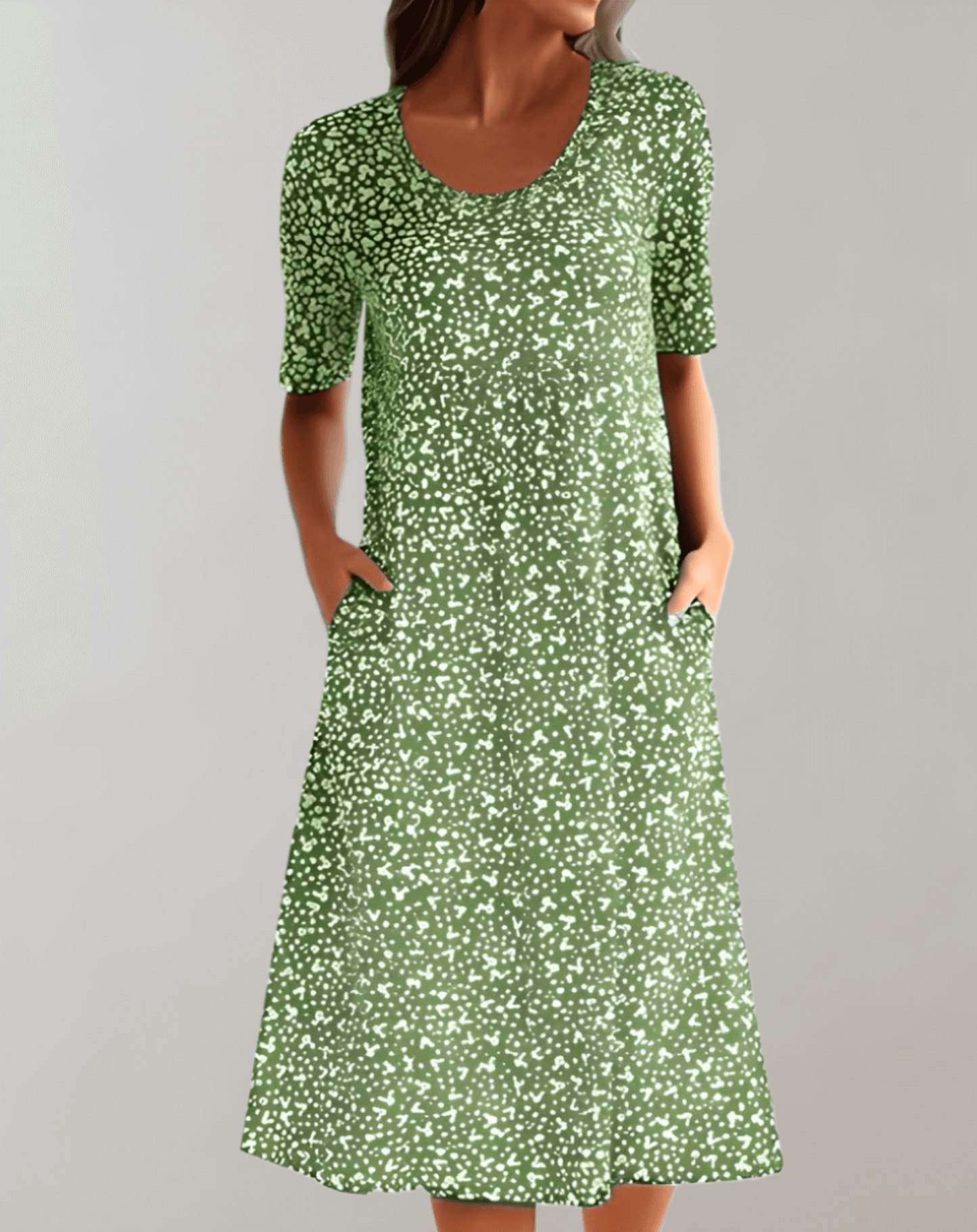 Breathable Casual V-Neck Sundress for Women - Luxivelle