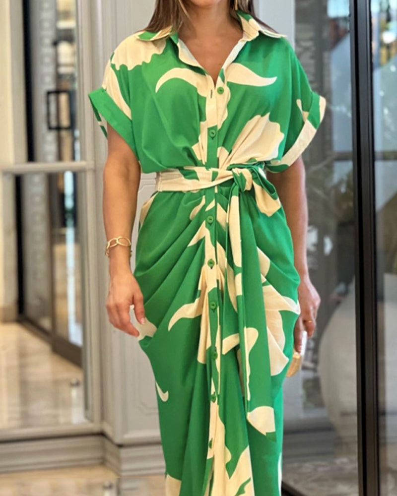 Mia | Floral Midi Dress-2