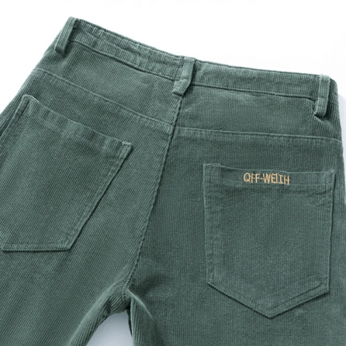 Warm Insulated Corduroy Snow Pants