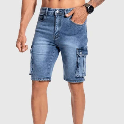 Men's Relaxed Fit Cargo Shorts with Extra Pockets