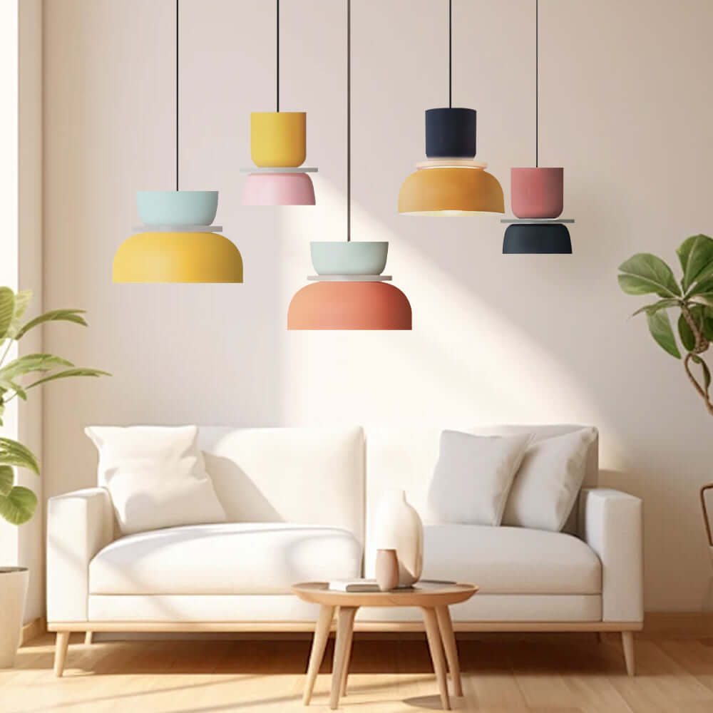 Modern Geometric Hanging Lamp - Luxivelle