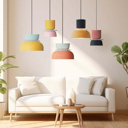 Modern Geometric Hanging Lamp - Luxivelle