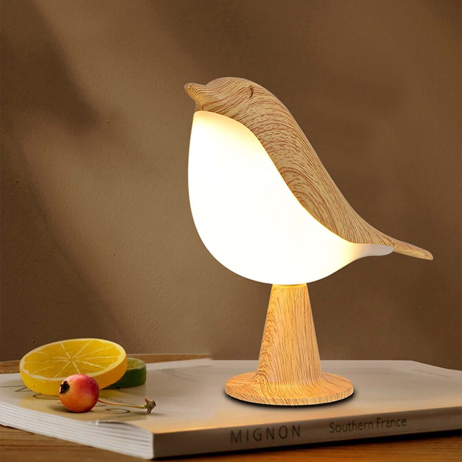 Colorful Bird Table Lamp with Bright LED Lighting - Luxivelle
