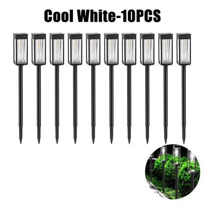 Bright Outdoor Solar Powered Yard Lamp