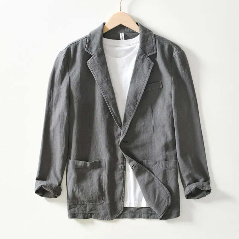Classic Fit Two-Button Jacket - Luxivelle