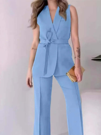 Ladies' Strapless Loose Fit Jumpsuit