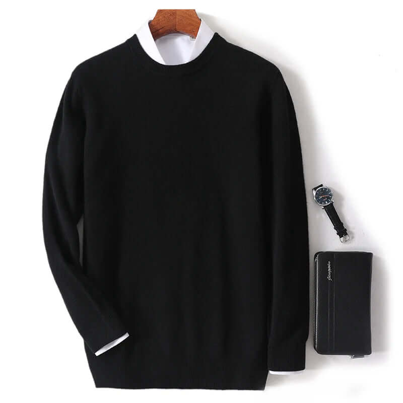 Men's Cozy Crew Neck Pullover Sweater