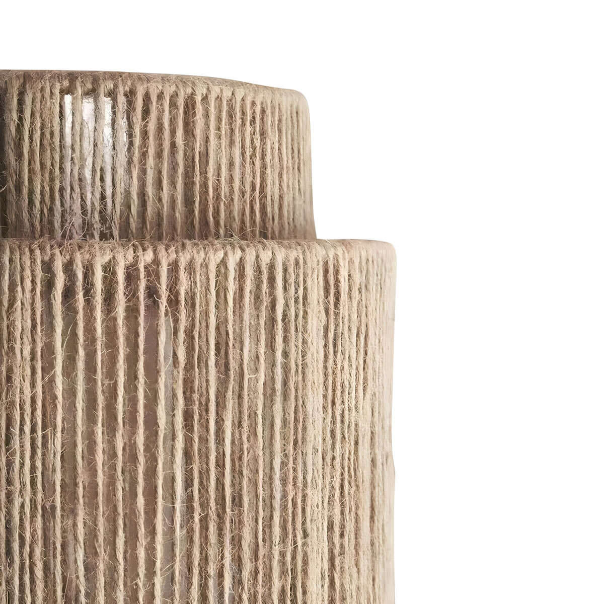 Rustic Jute Hanging Lamp 25x23cm