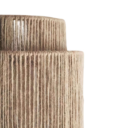 Rustic Jute Hanging Lamp 25x23cm