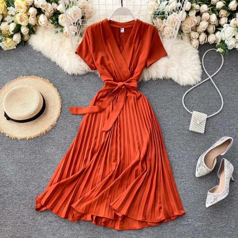 Ladies' Classic Flared Knee Length Dress