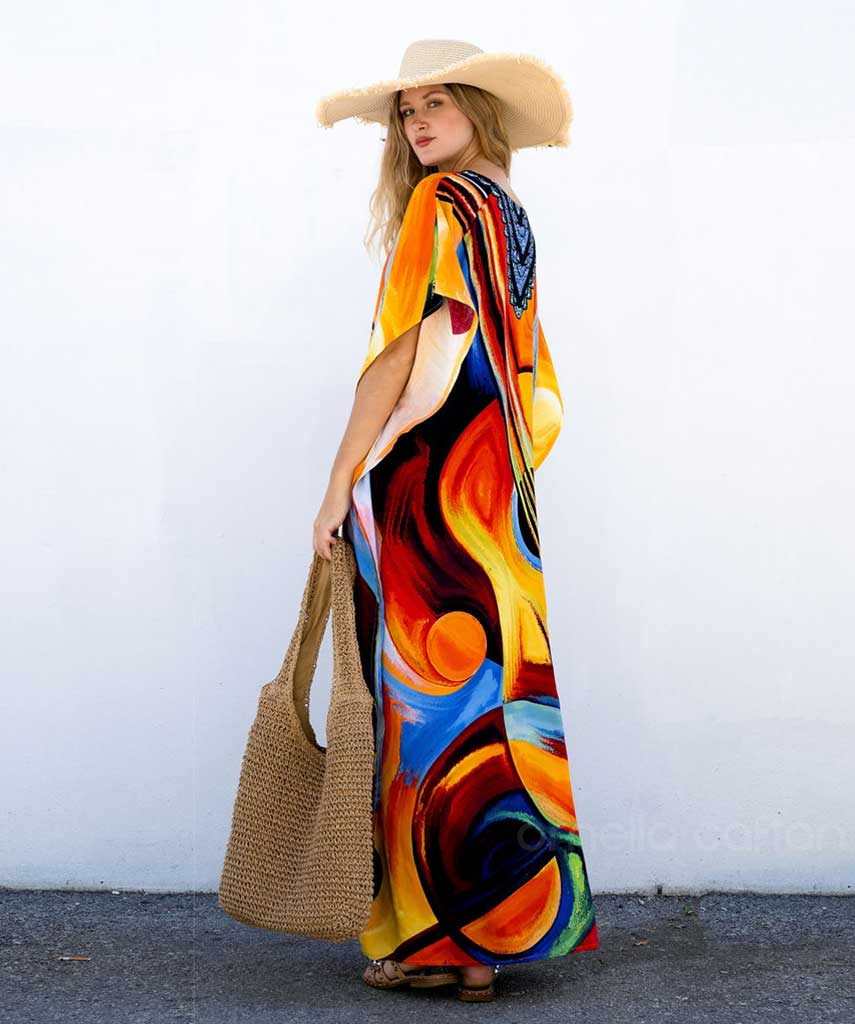 Relaxed Fit Summer Dress Caftan