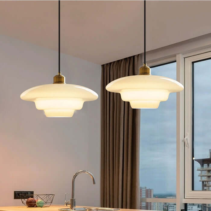 Stylish Clear Hanging Light Fixture
