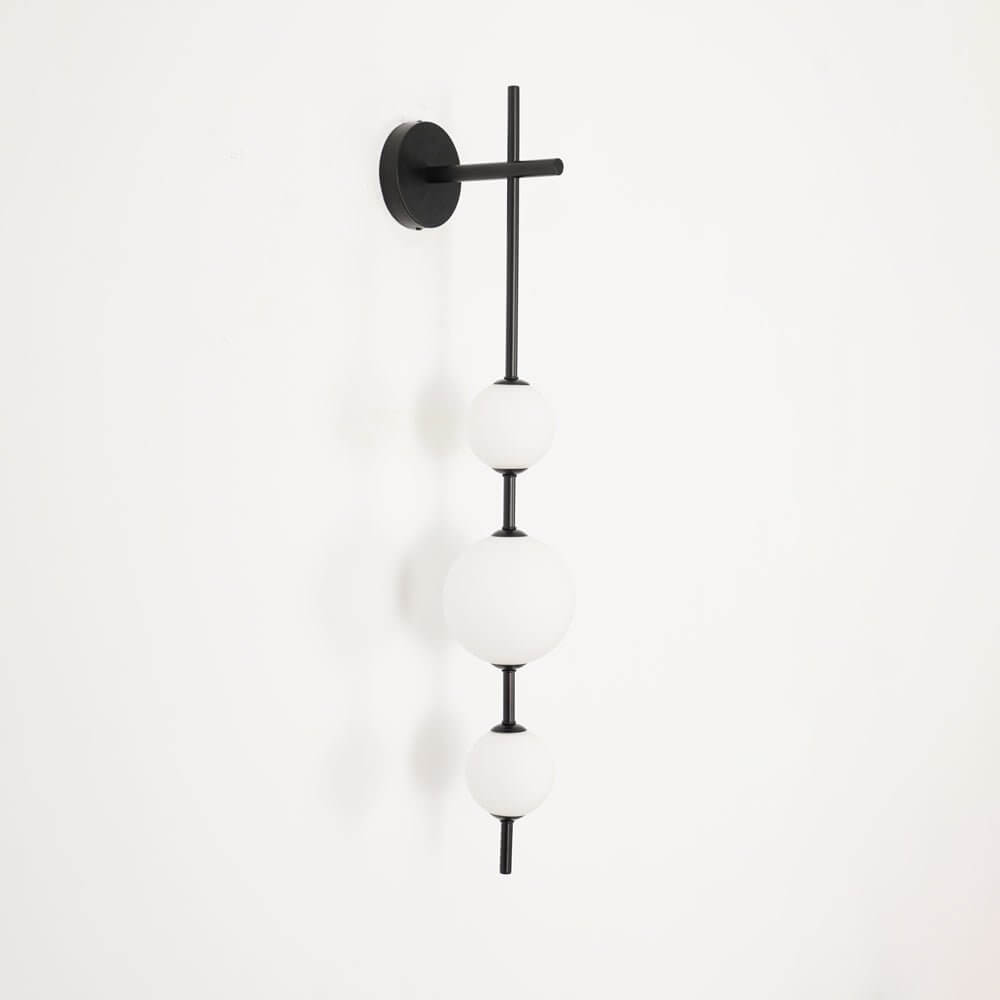Sleek Round Glass Wall Light