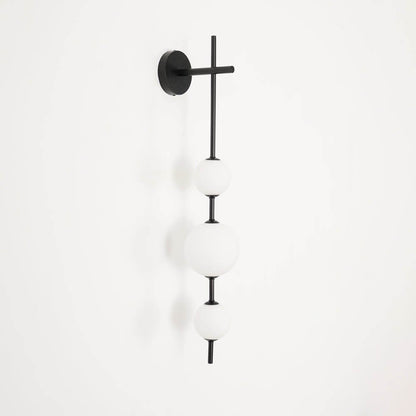 Sleek Round Glass Wall Light