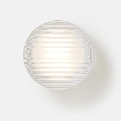Contemporary Circular LED Outdoor Wall Lamp