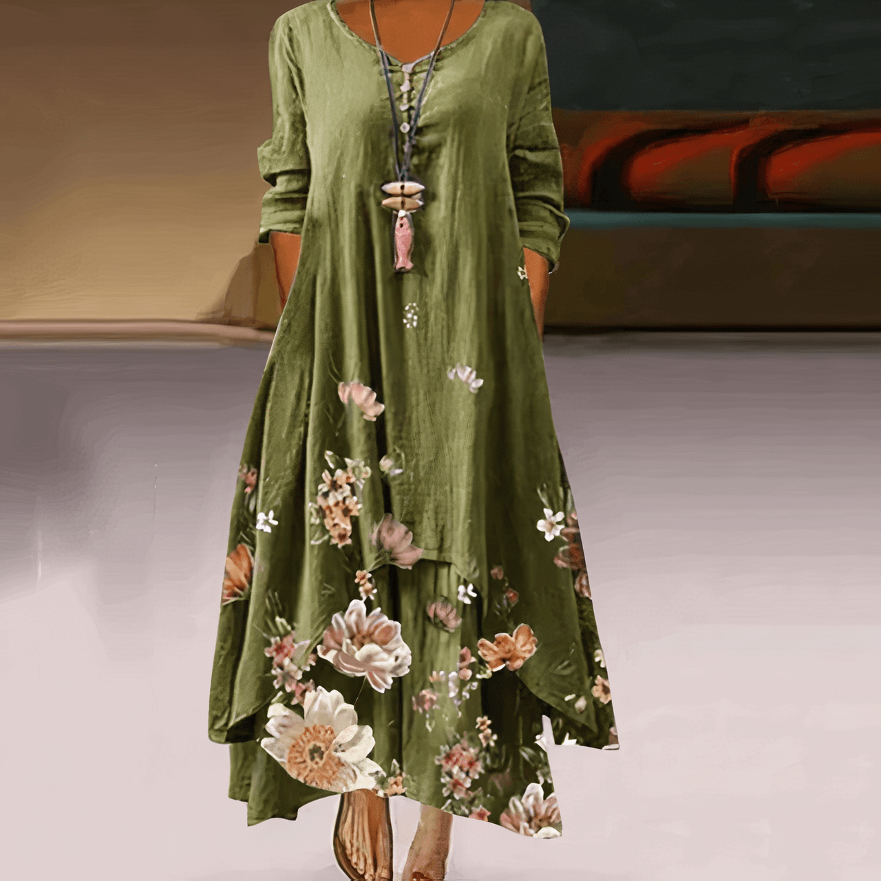 Classic Casual Women's Dress