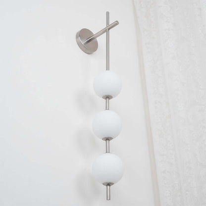Sleek Round Glass Wall Light