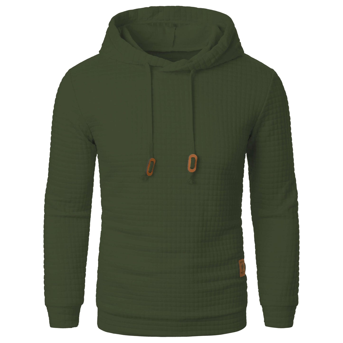 Relaxed Fit Plaid Hooded Sweatshirt