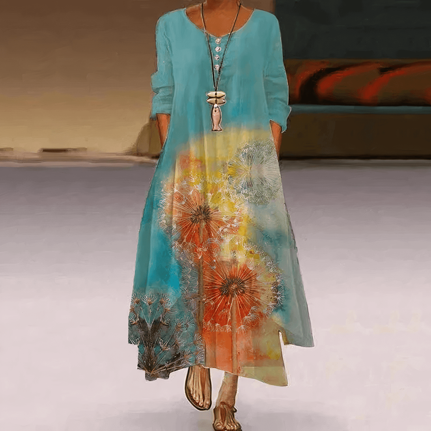 Classic Casual Women's Dress