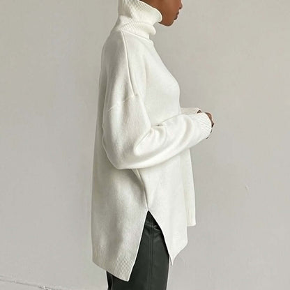 Ladies' Crew Neck Knit Sweater