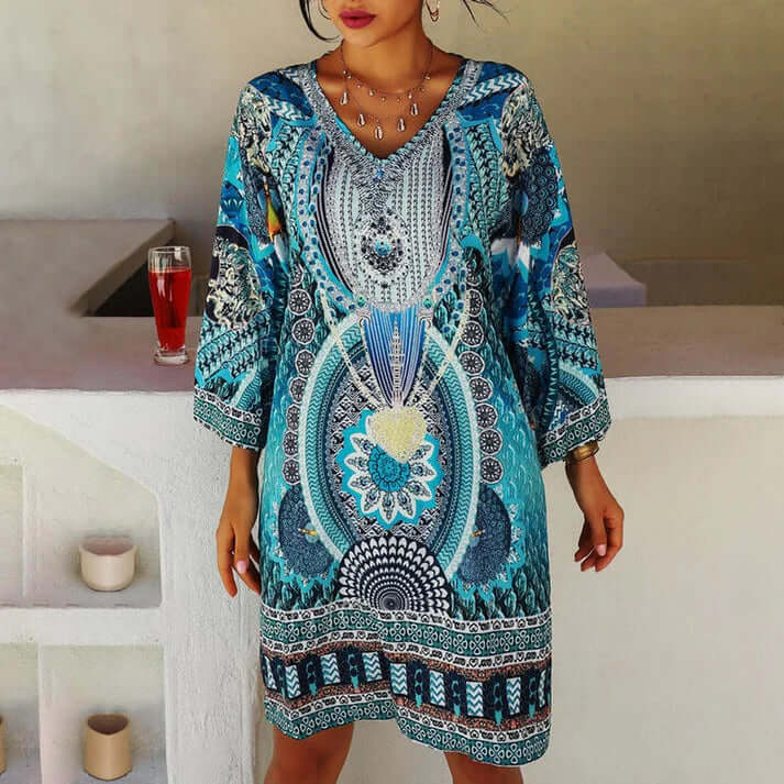 Lightweight Floral Maxi Dress - Luxivelle