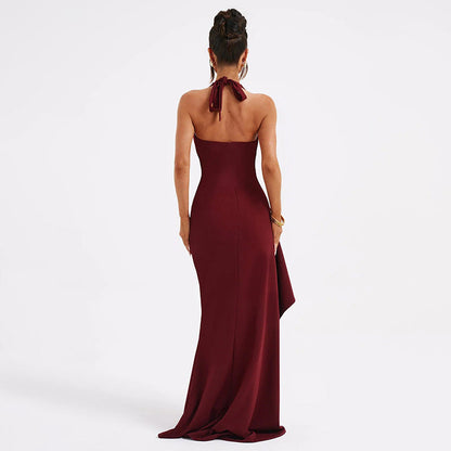 Red Long Evening Gown