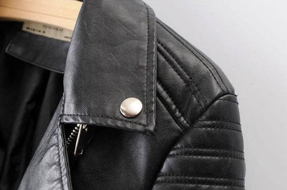 Vintage Style Leather Motorcycle Jacket