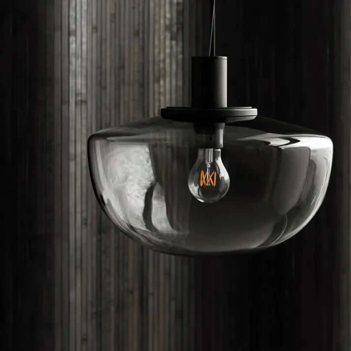 Round Clear Hanging Light