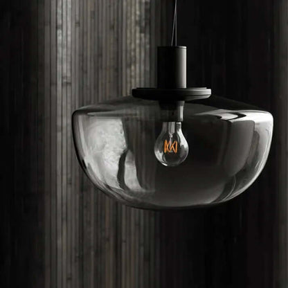 Round Clear Hanging Light