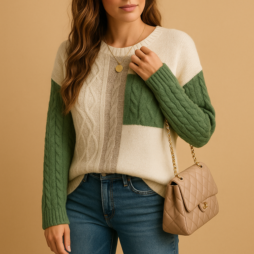 Comfy Oversized Knit Sweater for Women - Luxivelle
