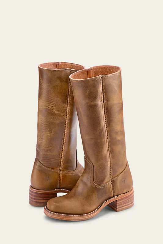 Stylish Women's Leather Ankle Boots with Comfortable Fit - Luxivelle
