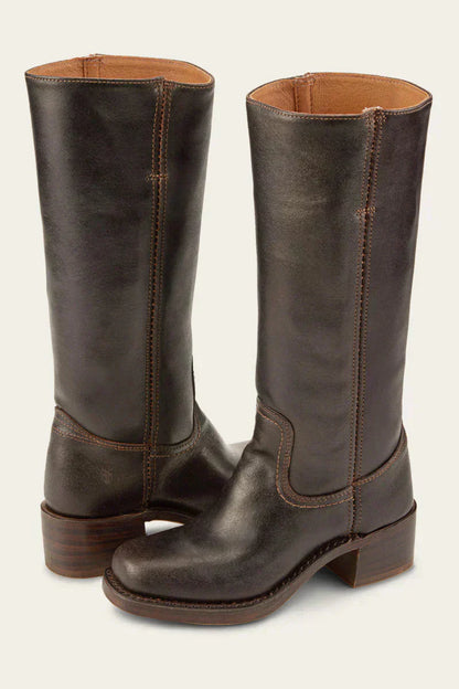 Stylish Women's Leather Ankle Boots with Comfortable Fit