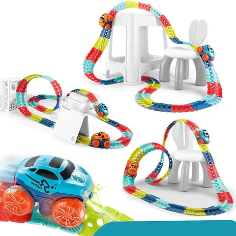 Fun Magnetic Car Racing Track Toy for Kids