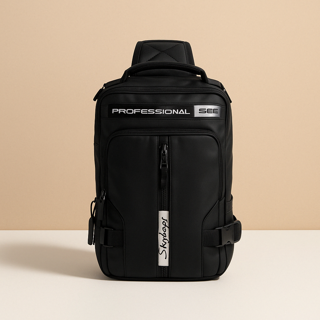 Secure Cross Body Bag with Hidden Zippers for Men - Luxivelle