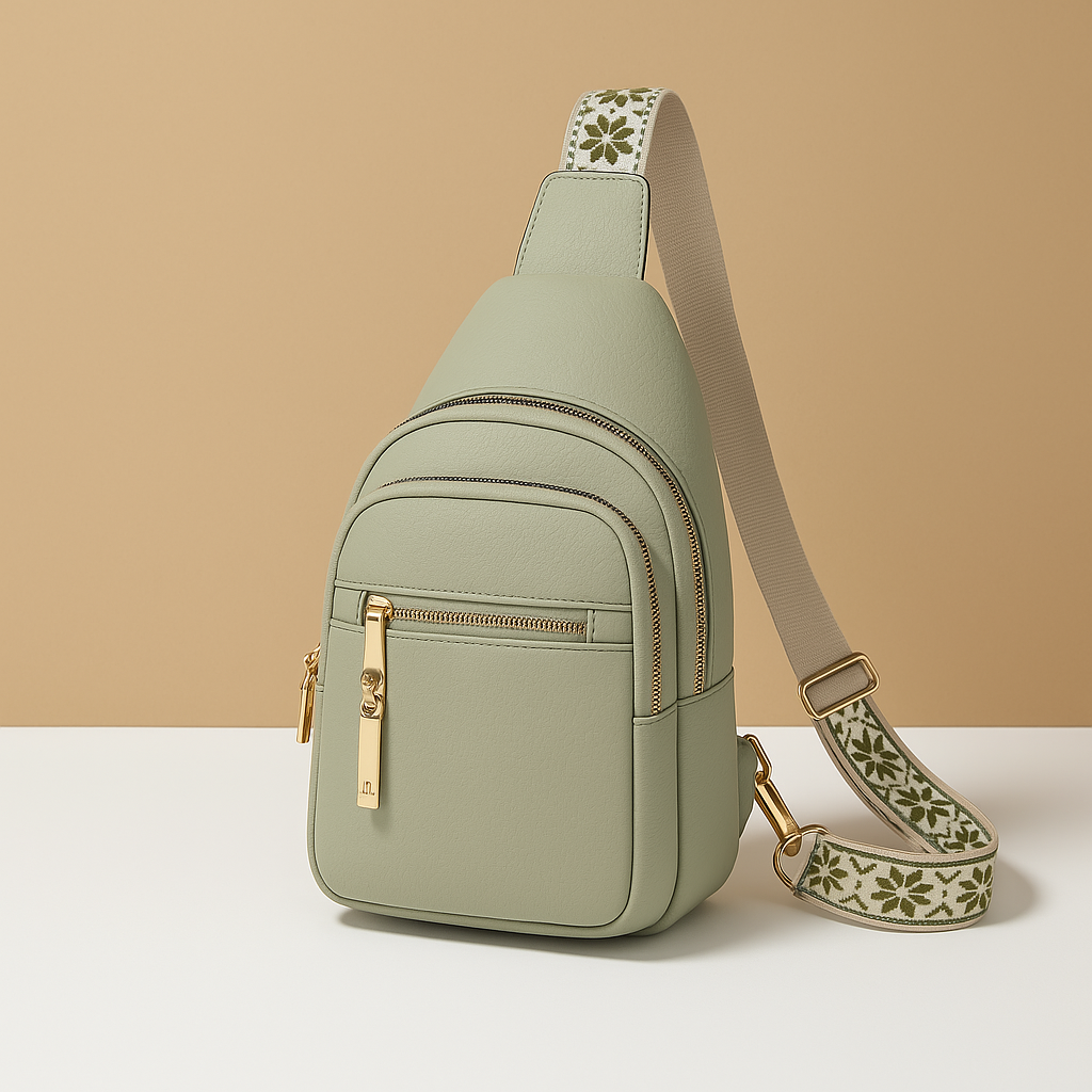 Women’s anti-theft crossbody bag with hidden zippers, water-resistant PU leather, and multiple compartments for stylish daily use