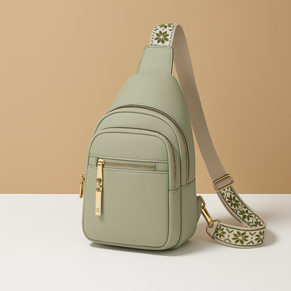 Women’s anti-theft crossbody bag with hidden zippers, water-resistant PU leather, and multiple compartments for stylish daily use