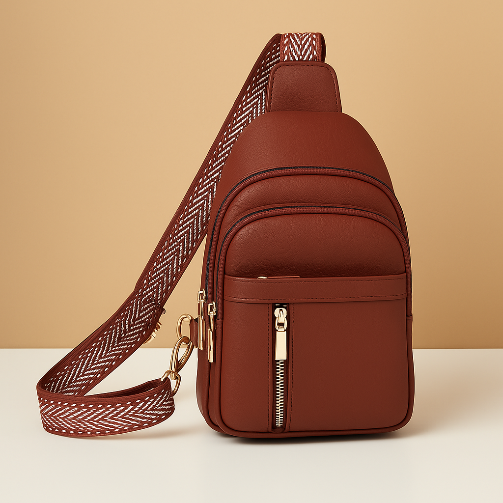 Women’s anti-theft crossbody bag with hidden zippers, water-resistant PU leather, and multiple compartments for stylish daily use
