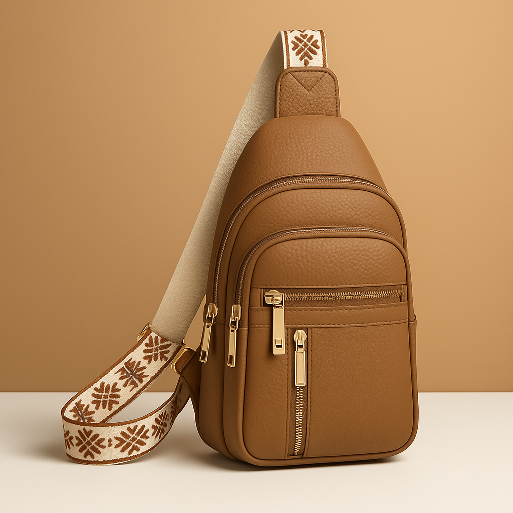Women’s anti-theft crossbody bag with hidden zippers, water-resistant PU leather, and multiple compartments for stylish daily use