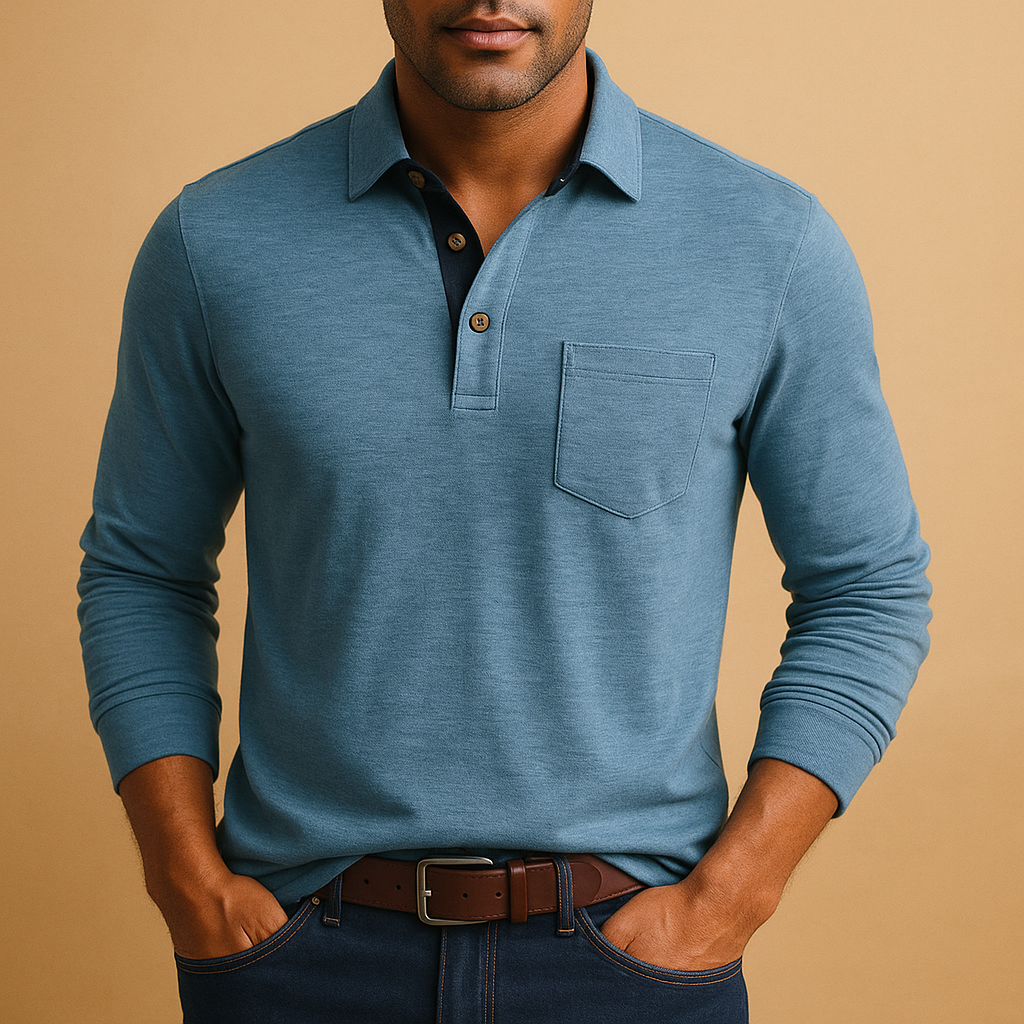 Relaxed Fit Mens Cotton Button Down Shirt - Luxivelle